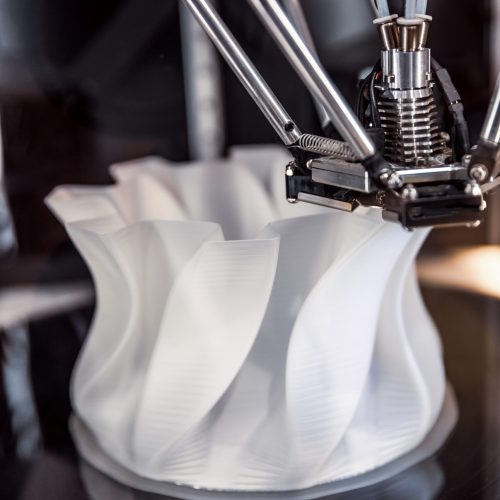 3D printer printing, also known as additive manufacturing (AM), refers to processes used to create a three-dimensional object in which layers of material are formed under computer control.